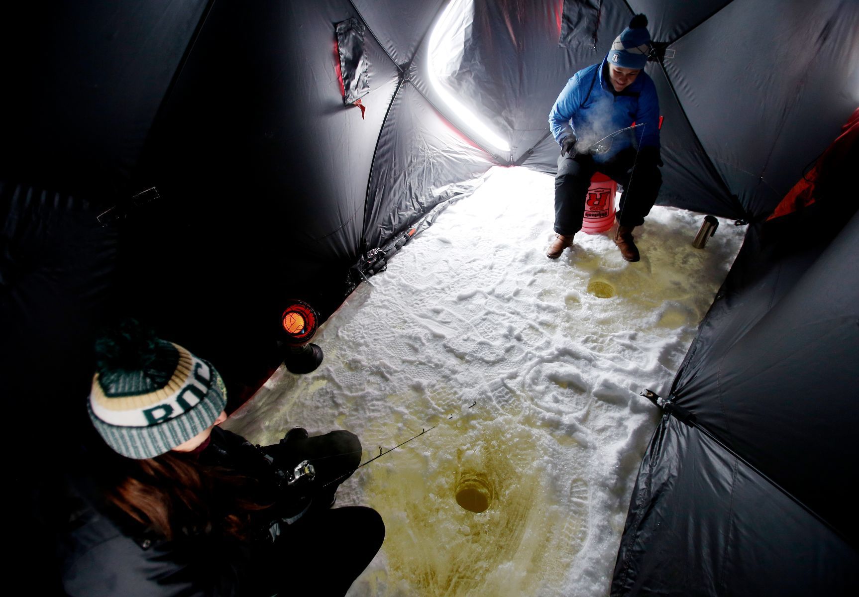 Ice fishing workshop